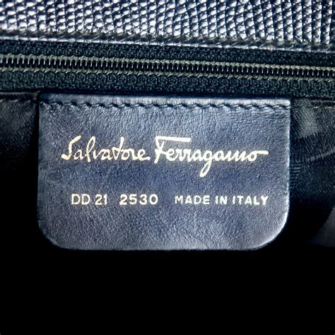 vintage ferragamo bag serial number.